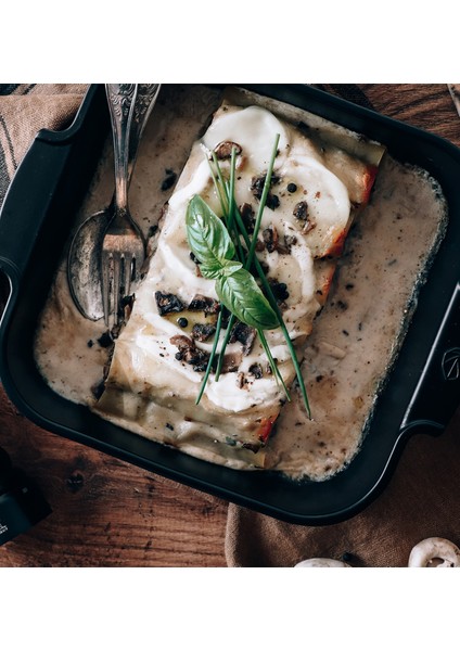 Appolia Satin Siyah Kare Fırın Kabı 28 cm fiyatları