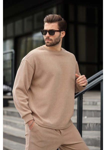 Camel Bisiklet Yaka Erkek Kadife Takım E7337 fiyatları