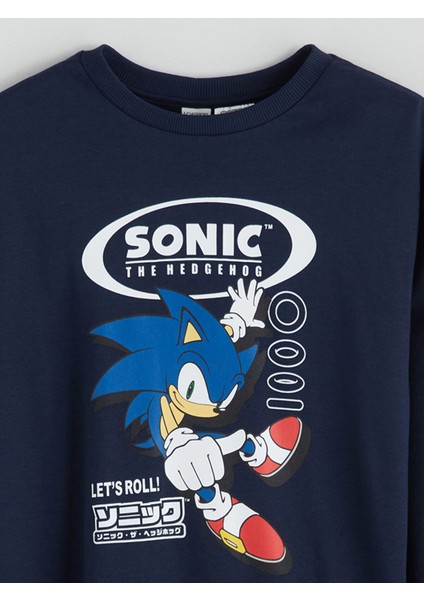 Yeni Sezon Bisiklet Yaka Sonic Baskılı Erkek Çocuk Tişört fiyatları