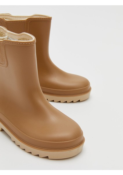 Yeni Sezon Deri Görünümlü Erkek Çocuk Yağmur Botu modelleri