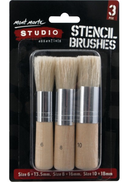 mm Şablon Fırçaları Discovery 3'lü