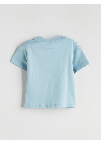 Yeni Sezon Bisiklet Yaka Baskılı Erkek Bebek Şortlu Takım fırsatları