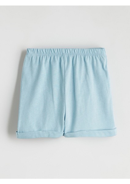 Yeni Sezon Bisiklet Yaka Baskılı Erkek Bebek Şortlu Takım indirimleri