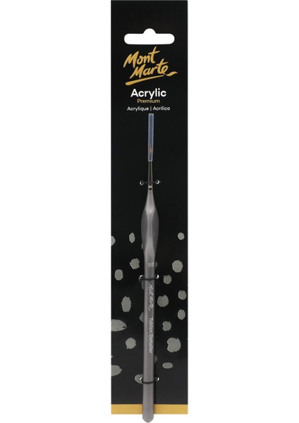 mm Sanatçı Akrilik Boya Fırçası Premium Taklon Detay 5/0