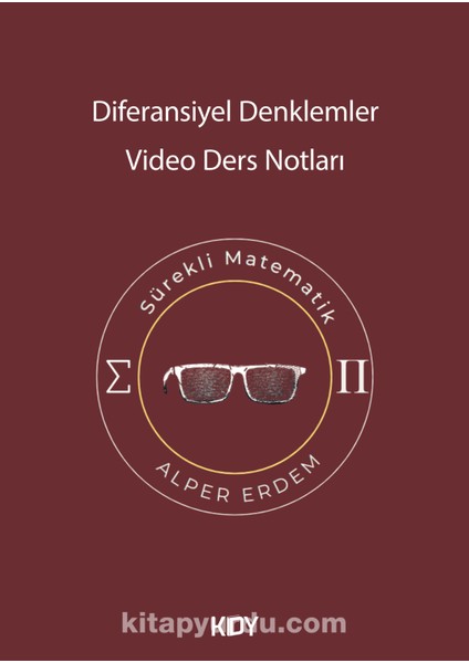 Diferansiyel Denklemler Video Ders Notları