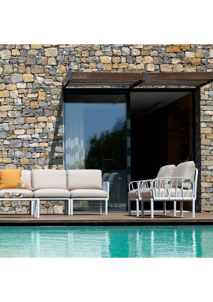 Komodo elemento Açık Mavi Modül Bahçe Koltuğu modelleri