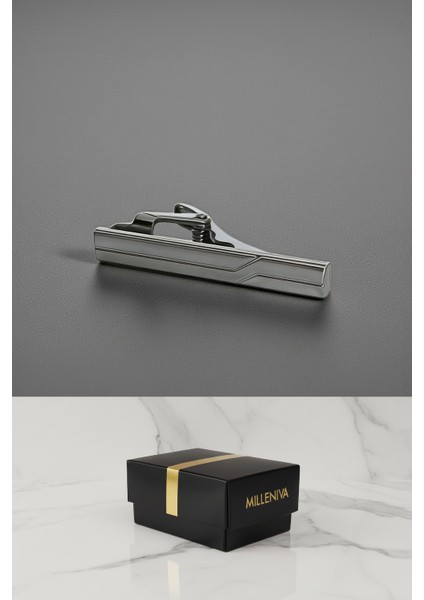 Slim Çizgili Kravat İğnesi modelleri