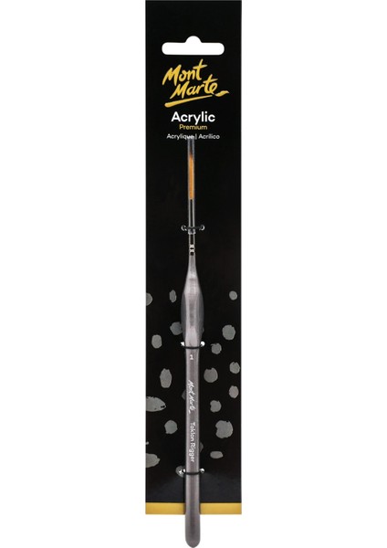 mm Sanatçı Akrilik Fırçası Premium Taklon Rigger 1