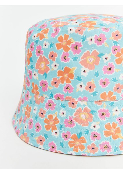 Yeni Sezon Çiçek Baskılı Kız Bebek Bucket Şapka modelleri