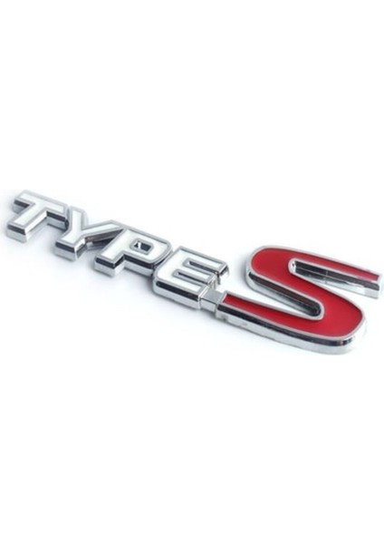 Type S Paslanmaz Metal Arma Sticker Yapışkanlı
