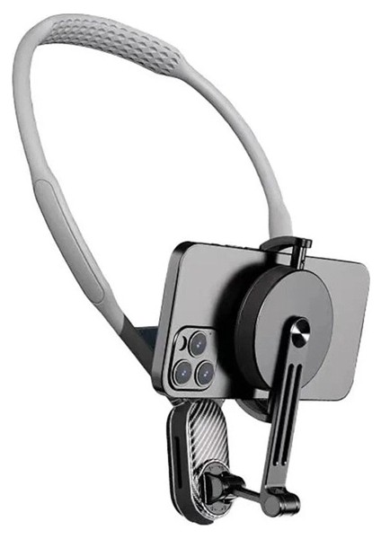 360 Derece Ayarlanabilir Boyun Askılı Manyetik Telefon Tutucu