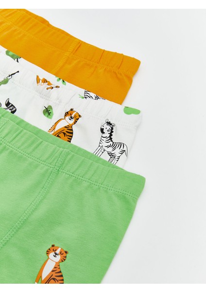 Yeni Sezon Baskılı Penye Erkek Çocuk Boxer 3'lü modelleri