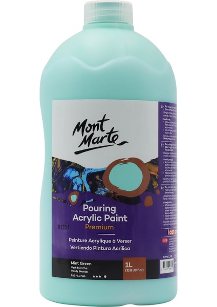 mm Dökme Akrilik Boya Premium 1l - Mint Green