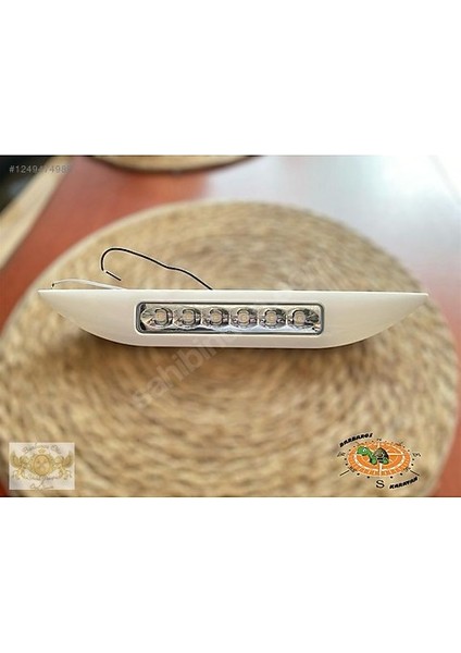 Beyaz Dış LED Lamba Plastik Açılı 6 Ledli 12-24V