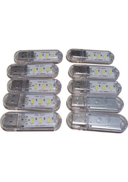 10 Adet Taşınabilir Mini USB LED Lamba Işık Gece Okuma Lambası Kamp Stick LED fiyatları