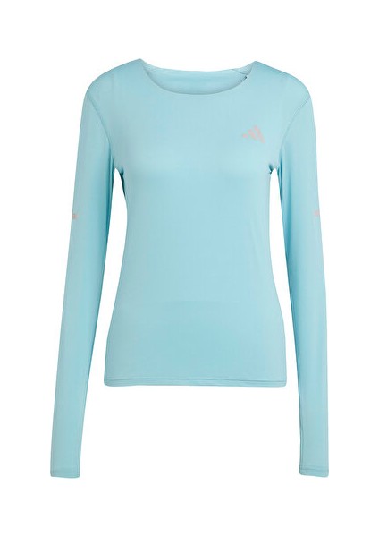 ADI365 Co Ls W Kadın Koşu Uzun Kollu Tişört KB9919 Mavi