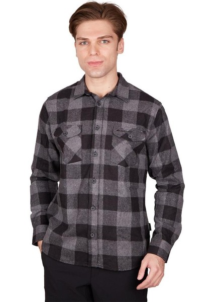 Felder Erkek Ekose Outdoor Gömlek Antrasit (600601)