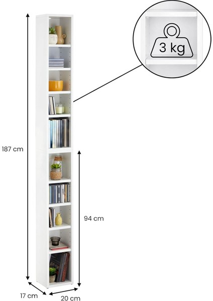 Çok Amaçlı Raf Kitaplık Ayarlanabilir Duvar Rafı modelleri