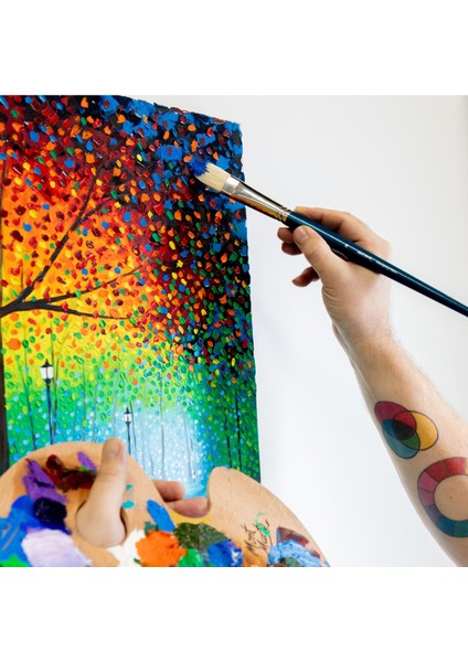 mm Sanatçı Yağlı Boya Fırçası Premium Chungking Filbert 24 indirimleri