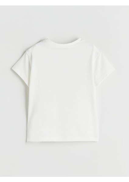 Yeni Sezon Bisiklet Yaka Baskılı Kız Bebek Tişört fiyatları