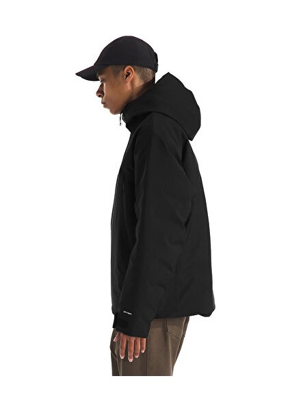 M Mtn Range Down Hooded Jacket Erkek Outdoor Montu (600 Dolgu Kaz Tüyü) NF0A88WDKX71 Siyah indirimleri