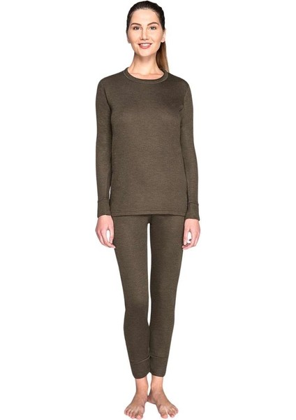 Yetişkin Termal Içlik - Thermoform - Active Ribana - Haki fırsatları