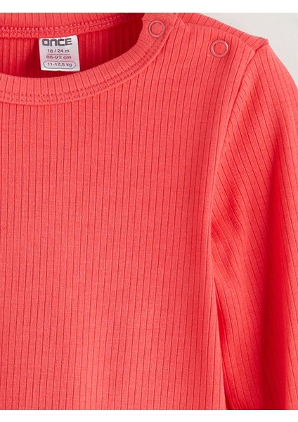 Yeni Sezon Bisiklet Yaka Basic Kız Bebek Çıtçıtlı Body modelleri