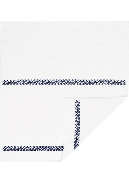 Helice Lacivert Pamuklu Banyo Havlusu 90X150 cm