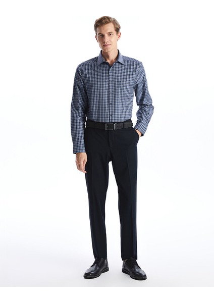 Yeni Sezon Regular Fit Uzun Kollu Ekose Gabardin Erkek Gömlek fiyatları