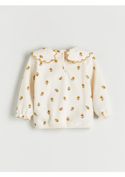 Yeni Sezon Bebe Yaka Kız Bebek Bluz ve Tayt Pantolon 2'li fırsatları