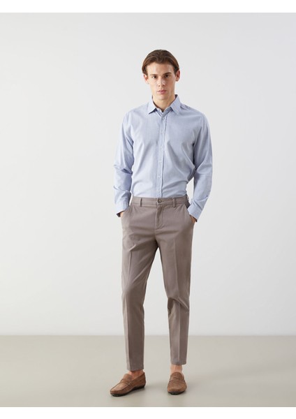 Yeni Sezon Regular Fit Uzun Kollu Poplin Erkek Gömlek fiyatları