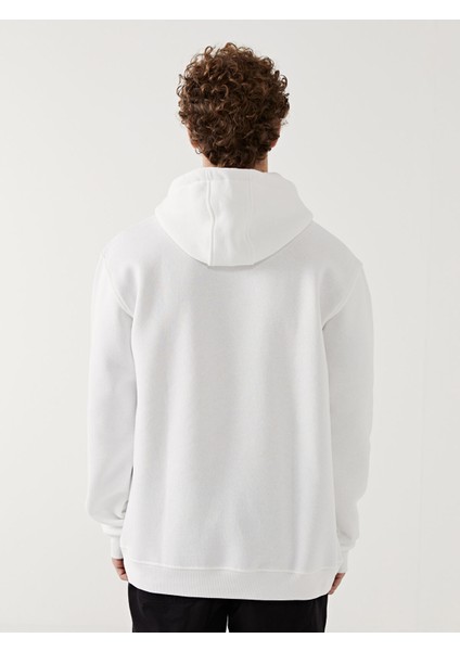 Yeni Sezon Uzun Kollu Baskılı Erkek Kalın Hoodie fırsatları