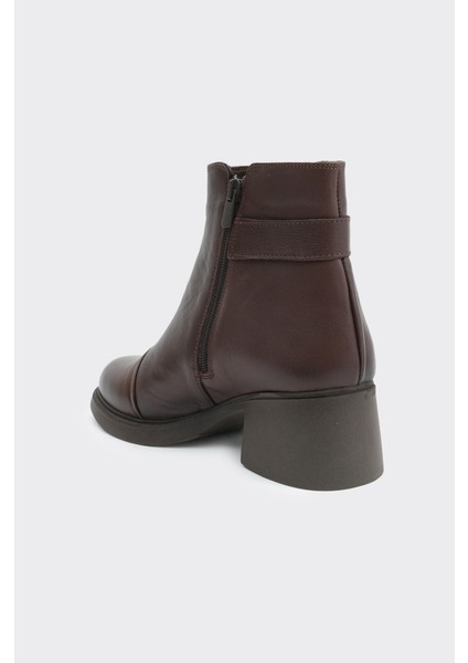 Hakiki Deri Fermuarlı Kadın Bot modelleri