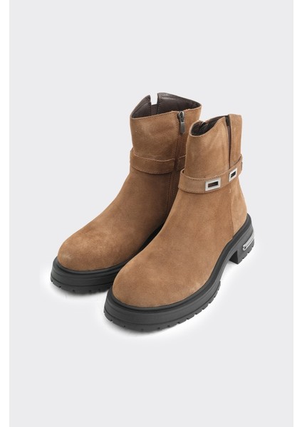 Fermuarlı Hakiki Deri Kadın Bot fiyatları