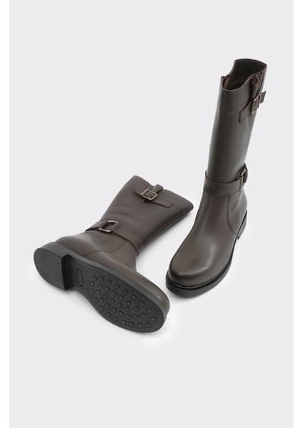 Hakiki Deri Düz Taban Kadın Çizme fırsatları