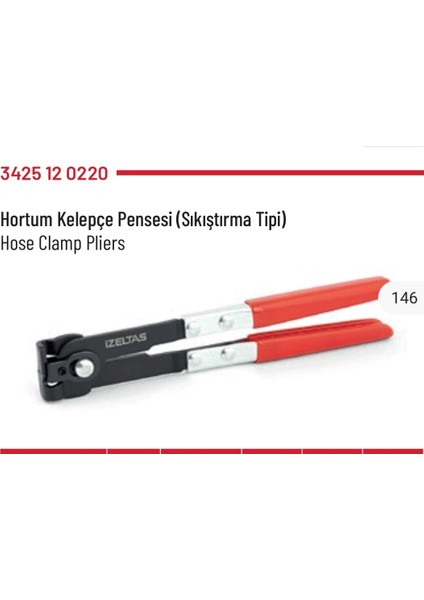 Hortum Kelepçe Pensesi (Sıkıştırma Tipi) 220MM