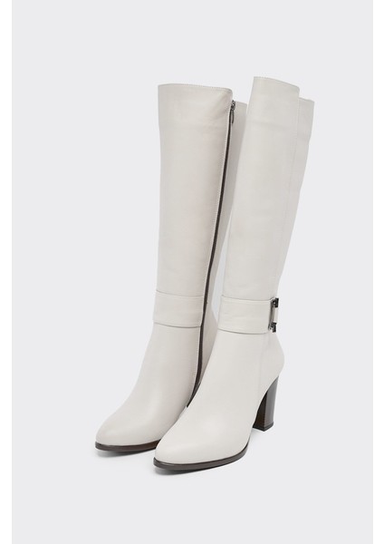 Hakiki Deri Fermuarlı Kadın Çizme fiyatları