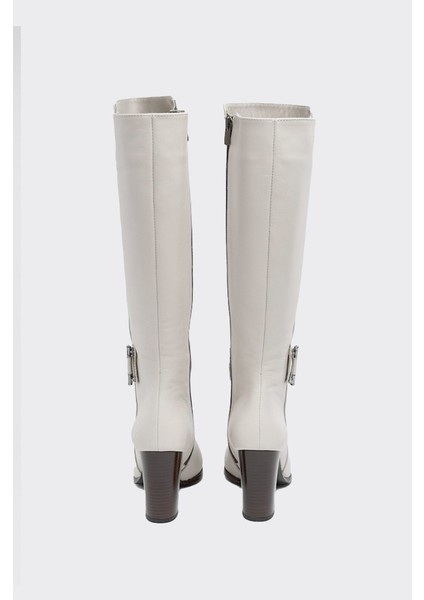 Hakiki Deri Fermuarlı Kadın Çizme fırsatları