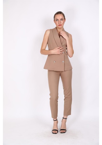 Abiye Yelek & Boru Paça Pantolon Takım-Taş fiyatları