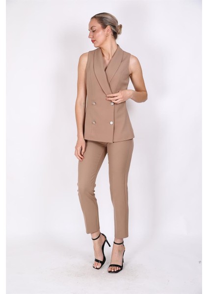 Abiye Yelek & Boru Paça Pantolon Takım-Taş indirimleri