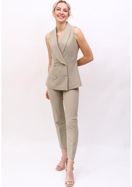 Abiye Yelek & Boru Paça Pantolon Takım-Bambu fiyatları