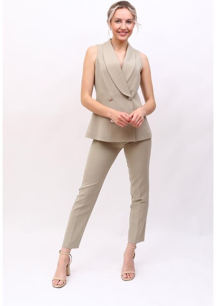 Abiye Yelek & Boru Paça Pantolon Takım-Bambu indirimleri