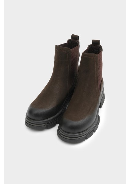 Hakiki Deri Bileği Lastikli Kadın Bot fiyatları