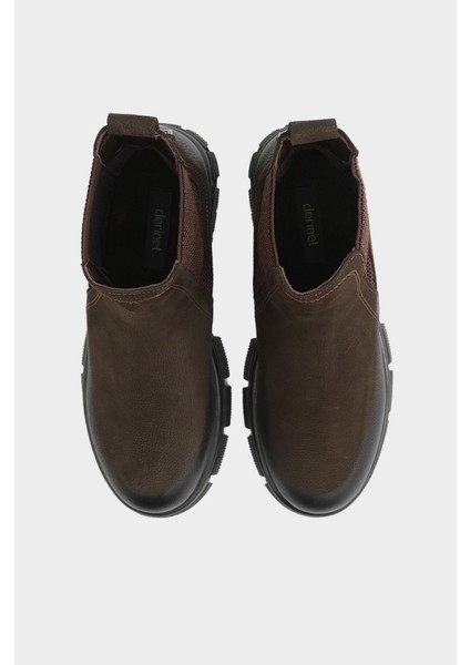 Hakiki Deri Bileği Lastikli Kadın Bot modelleri