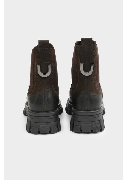 Hakiki Deri Bileği Lastikli Kadın Bot fırsatları