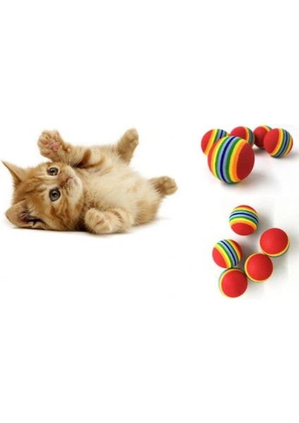 Gökkuşağı Renklı Kedı Köpek Oyun Topu fiyatları