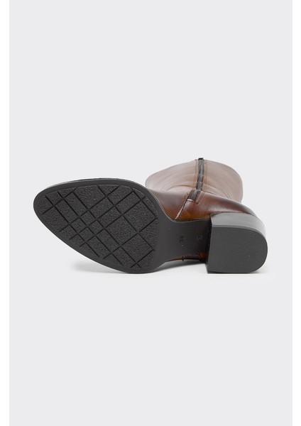 Hakiki Deri Kalın Topuklu Kadın Çizme indirimleri