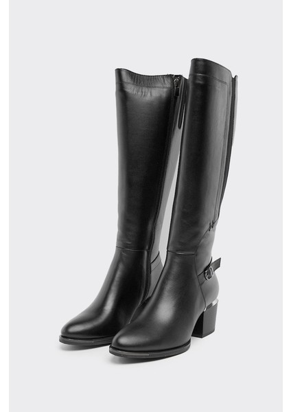 Hakiki Deri Fermuarlı Kadın Çizme fiyatları