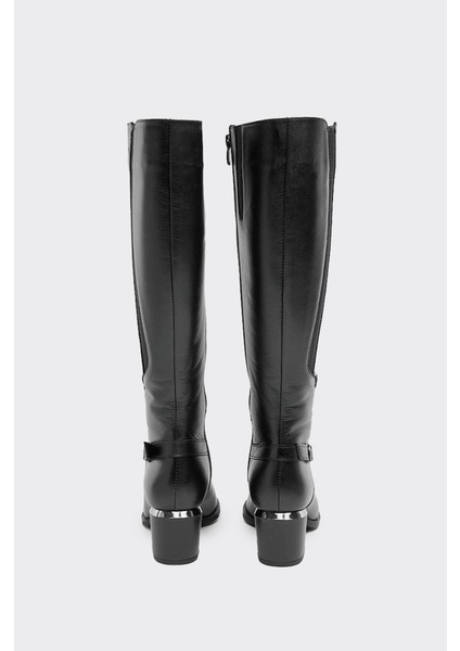 Hakiki Deri Fermuarlı Kadın Çizme fırsatları