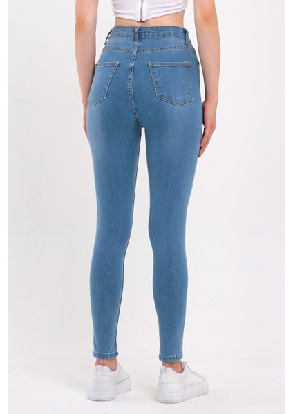 Kadın Taşlamalı Jeans indirimleri